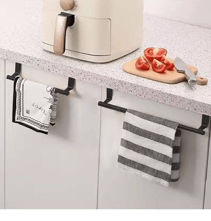 Over Cabinet Towel Rack Organizer