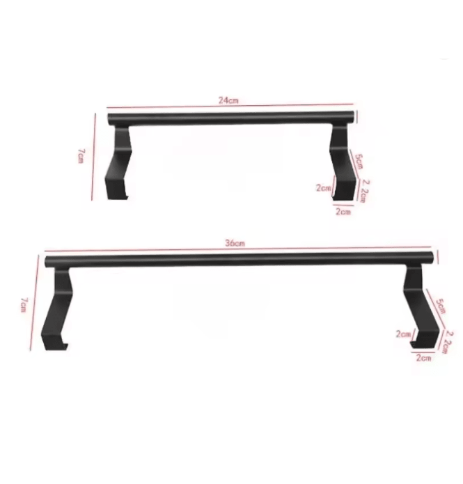 Over Cabinet Towel Rack Organizer