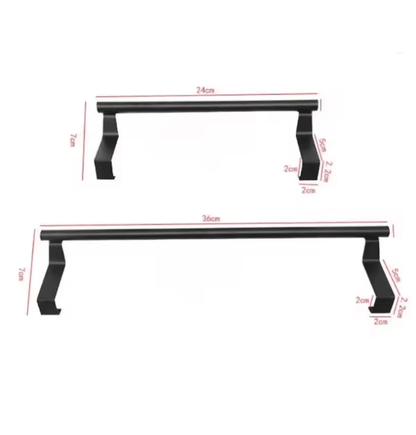Over Cabinet Towel Rack Organizer
