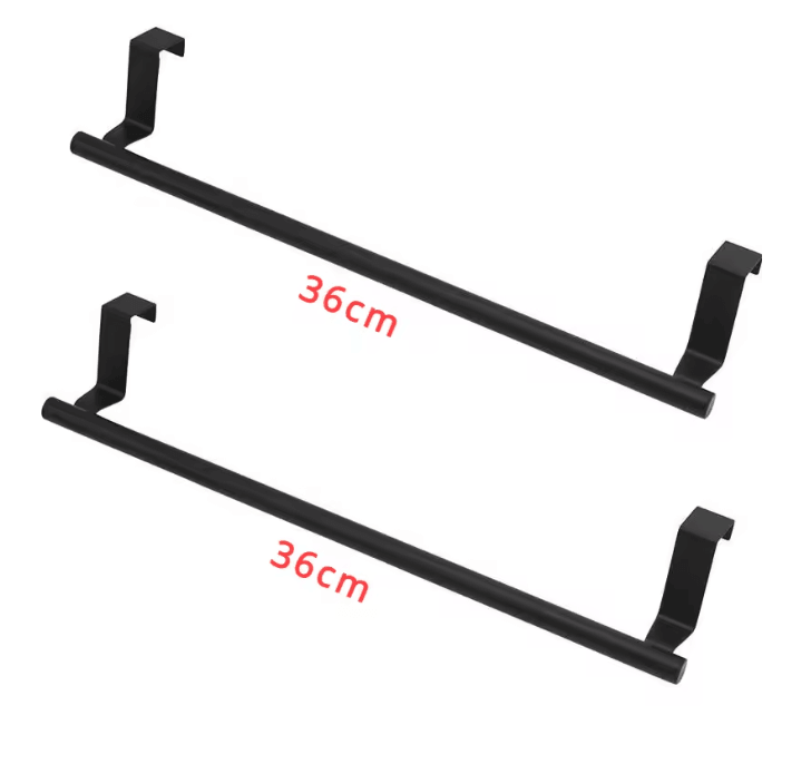 Over Cabinet Towel Rack Organizer