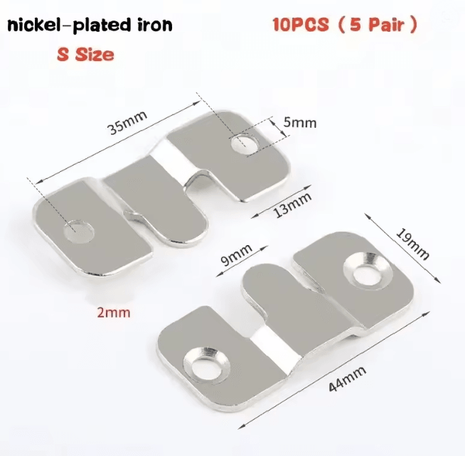 Flush Mount Interlock Picture Hanger Set