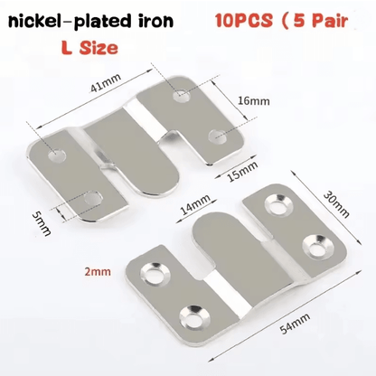 Flush Mount Interlock Picture Hanger Set