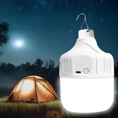 Portable USB Rechargeable LED Pendant Light Waterproof Outdoor Lamp