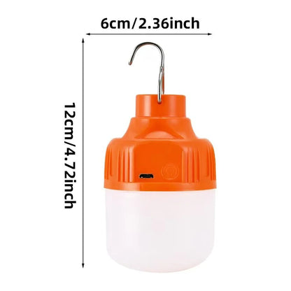 Portable USB Rechargeable LED Pendant Light Waterproof Outdoor Lamp