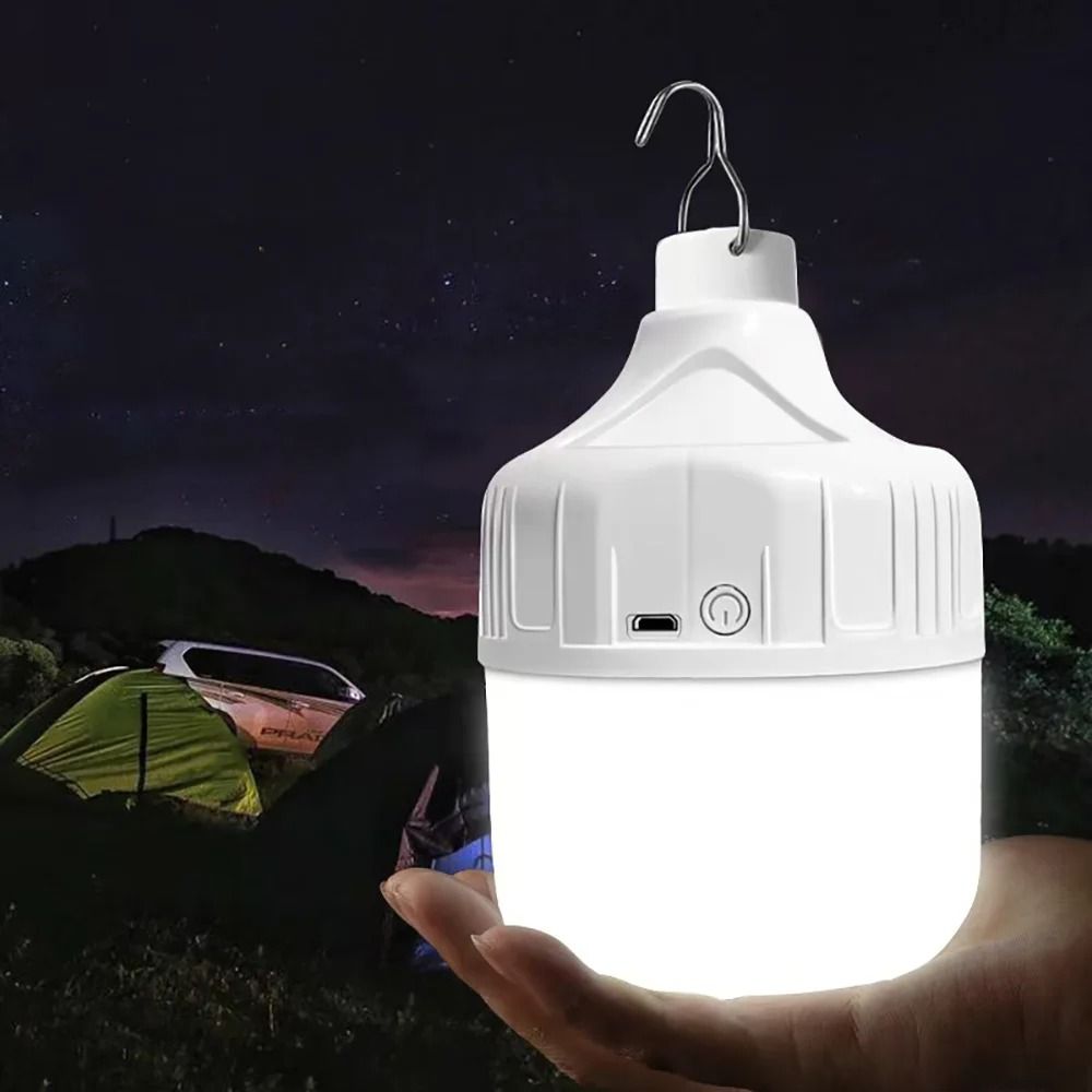 Portable USB Rechargeable LED Pendant Light Waterproof Outdoor Lamp