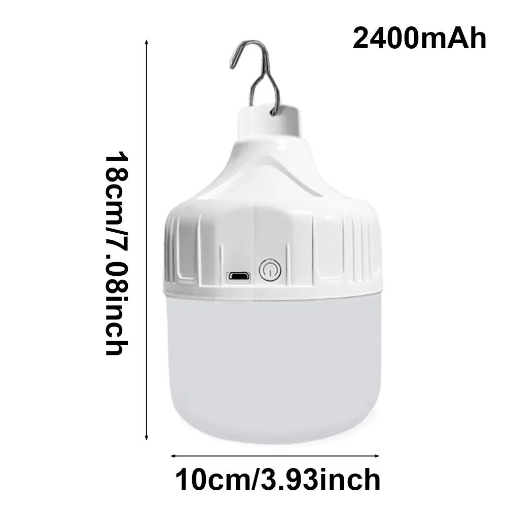 Portable USB Rechargeable LED Pendant Light Waterproof Outdoor Lamp