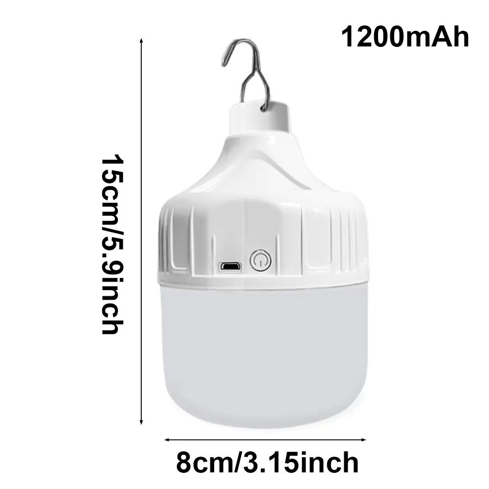 Portable USB Rechargeable LED Pendant Light Waterproof Outdoor Lamp