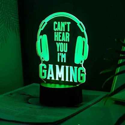 Headphone 3D Creative Night Light Decorative LED Table Lamp