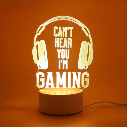 Headphone 3D Creative Night Light Decorative LED Table Lamp