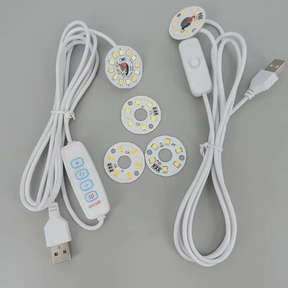USB LED Reading Light with Dimmer Switch for Desk and Bedside Use