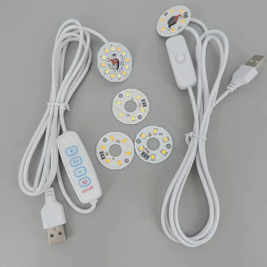 USB LED Reading Light with Dimmer Switch for Desk and Bedside Use