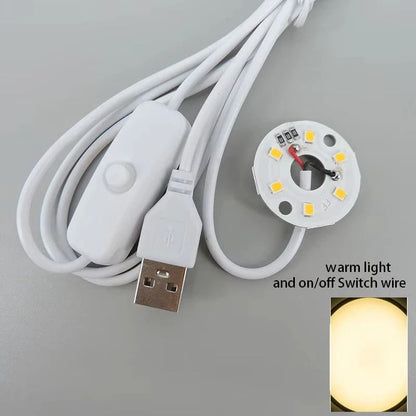 USB LED Reading Light with Dimmer Switch for Desk and Bedside Use