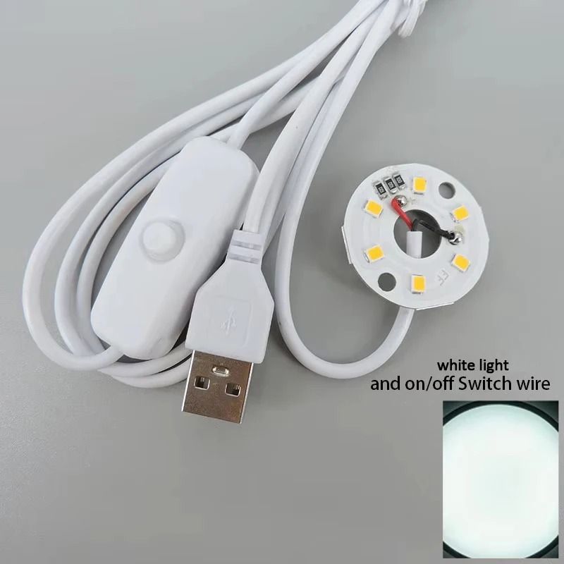 USB LED Reading Light with Dimmer Switch for Desk and Bedside Use