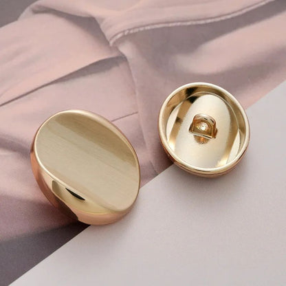 Luxury Oval Decorative Buttons – Hand-Sewn Suit, Jacket & Sweater Accessories