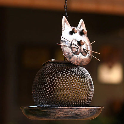 Large-Capacity Metal Bird Feeder – Squirrel-Proof Outdoor Hanging Feeder