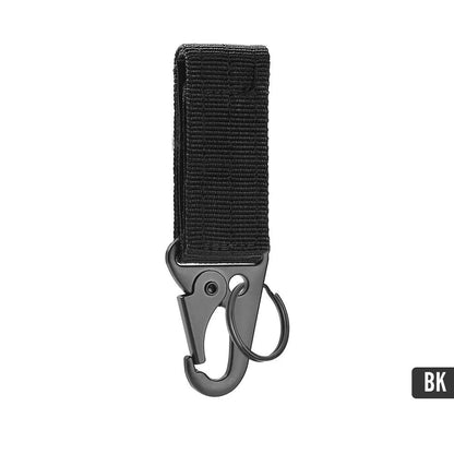 Nylon Carabiner Key Hook with MOLLE Webbing Buckle for Outdoor Gear