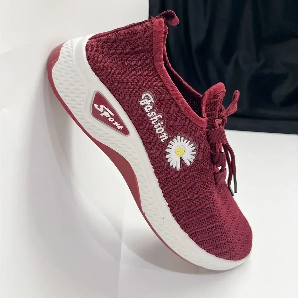 Women Running Shoes Breathable Soft Sole Casual Net Sneakers