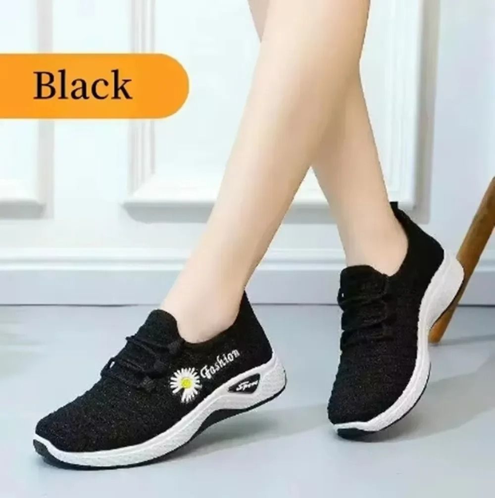 Women Running Shoes Breathable Soft Sole Casual Net Sneakers