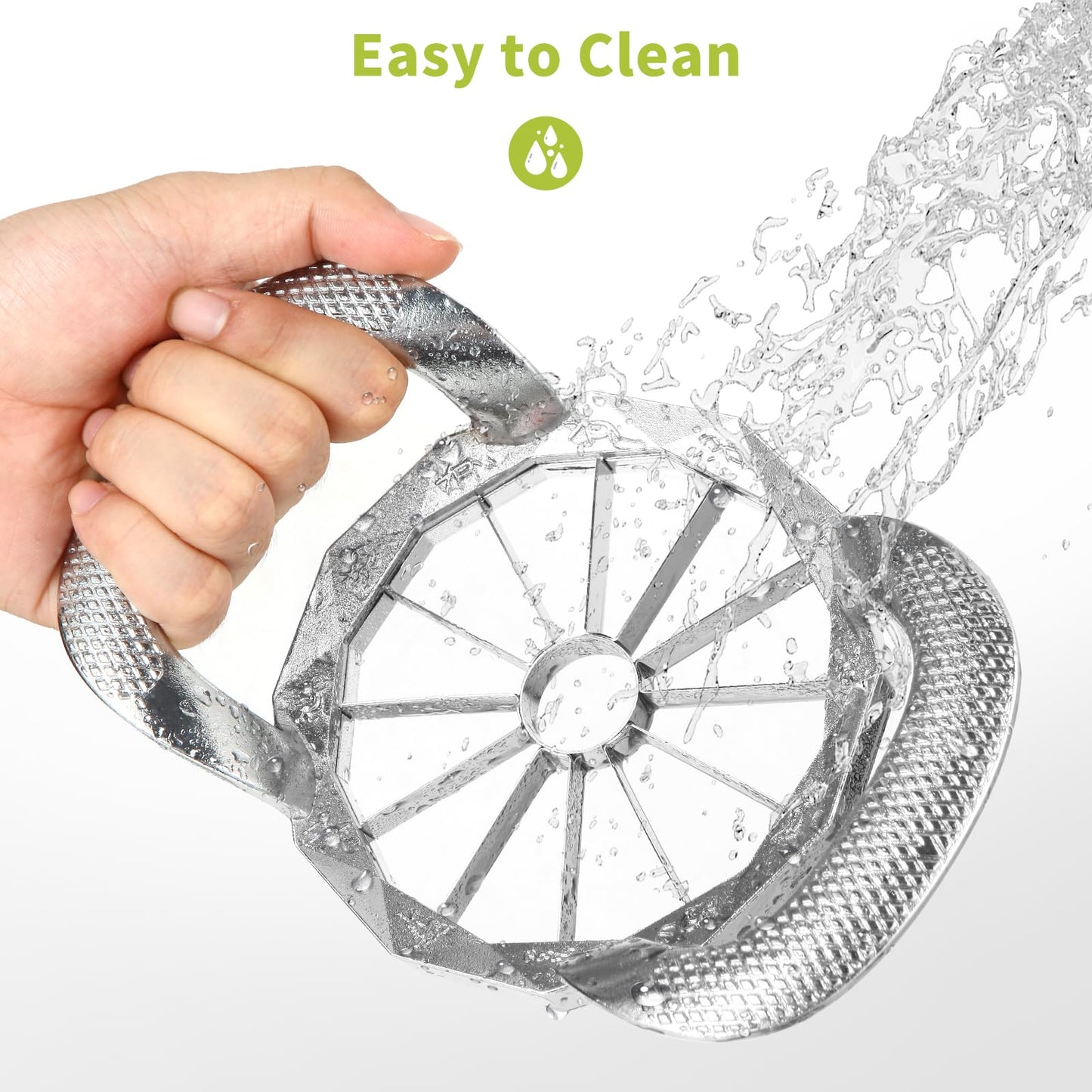 Stainless Steel Blades Apple Slicer, Ultra Sharp Fruit Cutter Tools, Kitchen Accessories, Easy Corer and Slicer