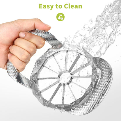 Stainless Steel Blades Apple Slicer, Ultra Sharp Fruit Cutter Tools, Kitchen Accessories, Easy Corer and Slicer