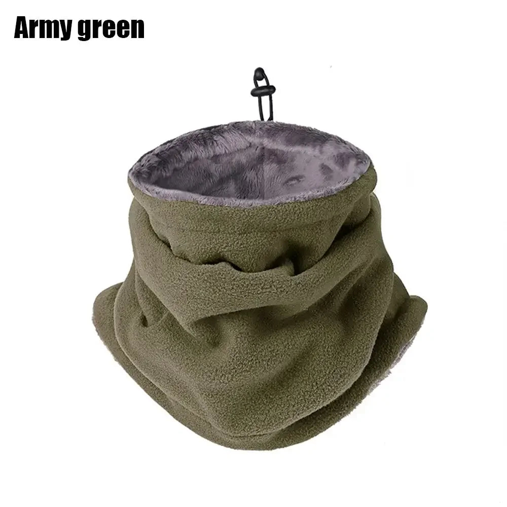 Fleece Neck Warmer for Men Women, Windproof Winter Motorcycle Mask, Outdoor Balaclava Face Mask for Hiking and Cycling