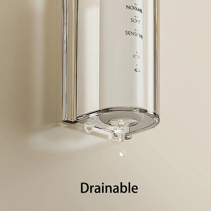 Non Perforated Wall Mounted Toothbrush Holder, Electric Toothbrush Base, Space Saving Bathroom Accessory