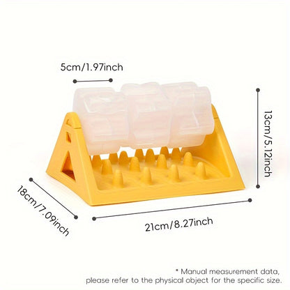 Durable Interactive Dog Food Dispenser, Slow-Feeding Puzzle Feeder, Leak-Proof Design for Healthier Digestion