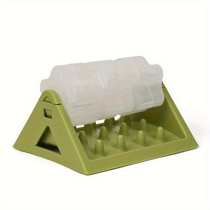 Durable Interactive Dog Food Dispenser, Slow-Feeding Puzzle Feeder, Leak-Proof Design for Healthier Digestion