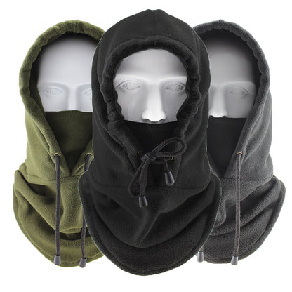 Polar Fleece Winter Cap, Windproof Cold Proof Mask, Adjustable Thermal Balaclava Ski Neck Cover for Cycling