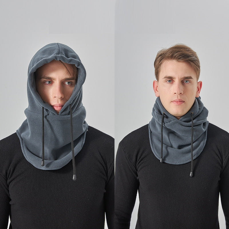 Polar Fleece Winter Cap, Windproof Cold Proof Mask, Adjustable Thermal Balaclava Ski Neck Cover for Cycling