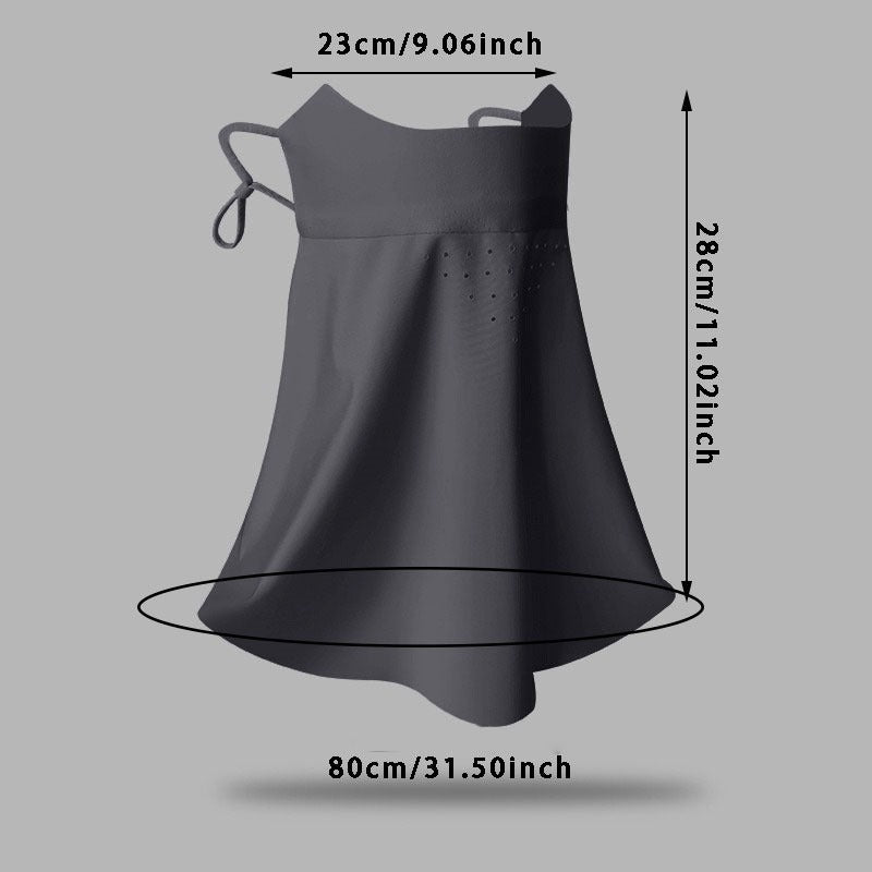 Breathable Sunscreen Mask for Women, Imitation Ice Silk, Anti-ultraviolet Summer Thin Cover