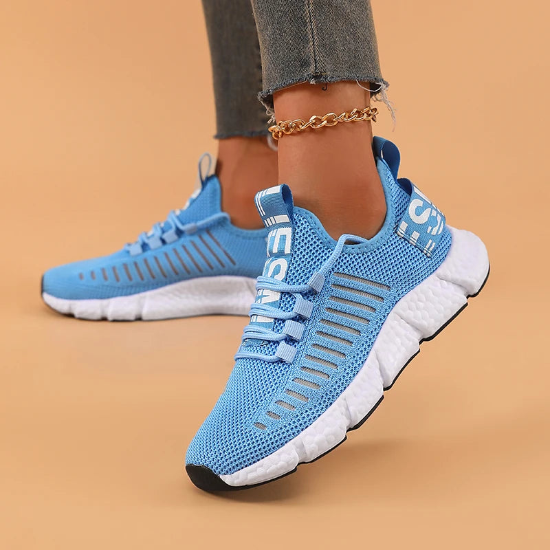 Breathable Casual Sneakers for Women Lightweight Running Shoes Outdoor Sports Shoes Walking Vulcanized Athletic Woman