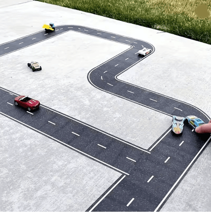 Reusable Cartoon Road Tape Stickers
