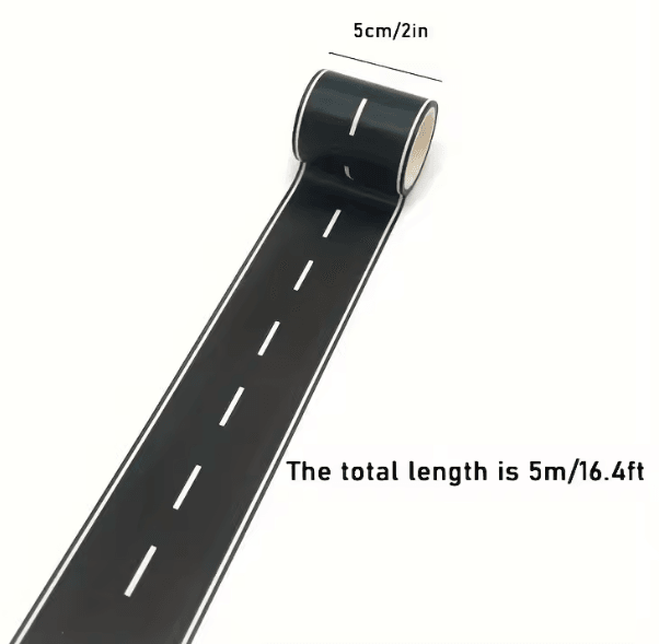 Reusable Cartoon Road Tape Stickers