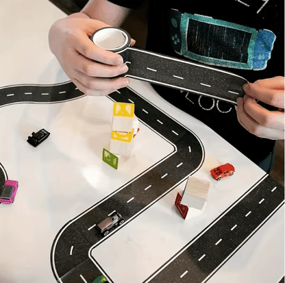 Reusable Cartoon Road Tape Stickers