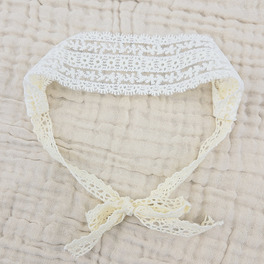 Baby Hair Accessories Hollow Headbands for Girls Elastic Lace White Floral Sweet Princess Hairband for Newborn