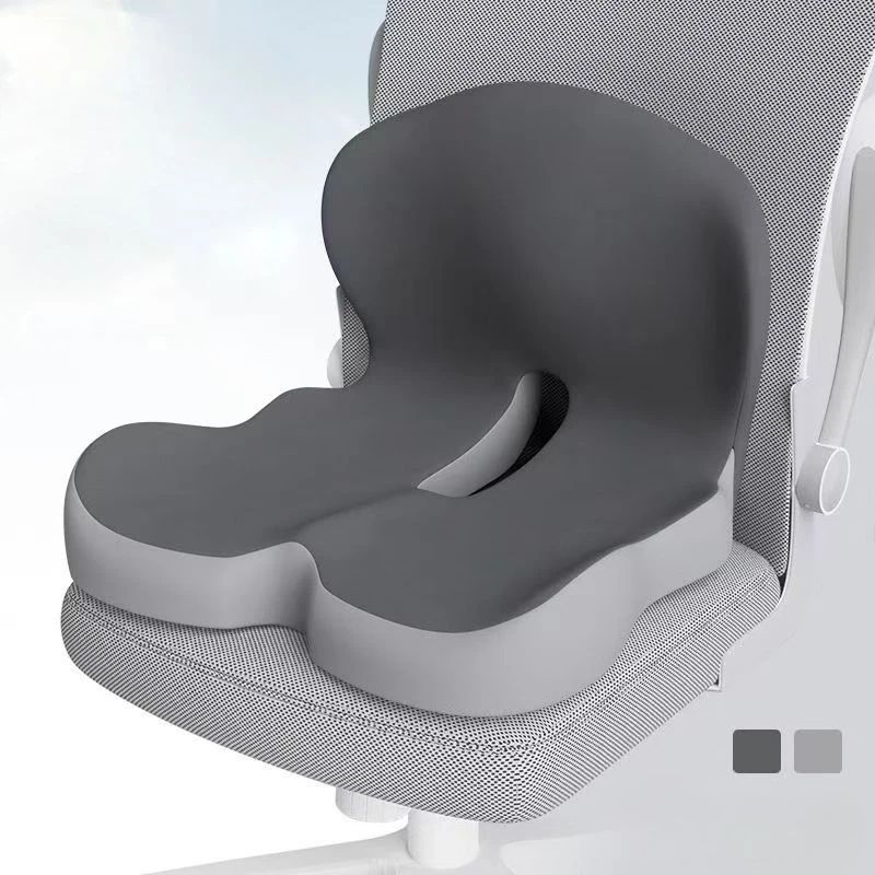 Premium Ergonomic Seat Cushion with Back Support - All-Day Comfort Pad for Office Chairs & Work From Home