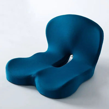 Premium Ergonomic Seat Cushion with Back Support - All-Day Comfort Pad for Office Chairs & Work From Home