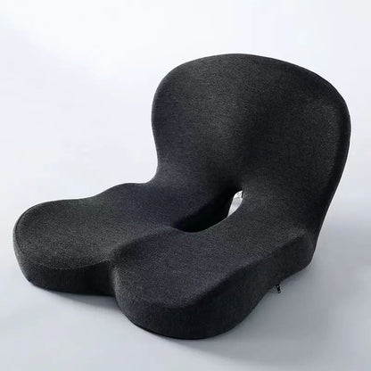 Premium Ergonomic Seat Cushion with Back Support - All-Day Comfort Pad for Office Chairs & Work From Home