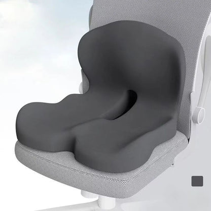 Premium Ergonomic Seat Cushion with Back Support - All-Day Comfort Pad for Office Chairs & Work From Home