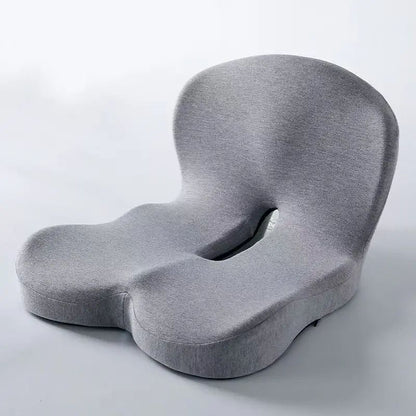 Premium Ergonomic Seat Cushion with Back Support - All-Day Comfort Pad for Office Chairs & Work From Home