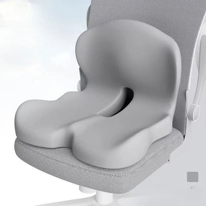 Premium Ergonomic Seat Cushion with Back Support - All-Day Comfort Pad for Office Chairs & Work From Home