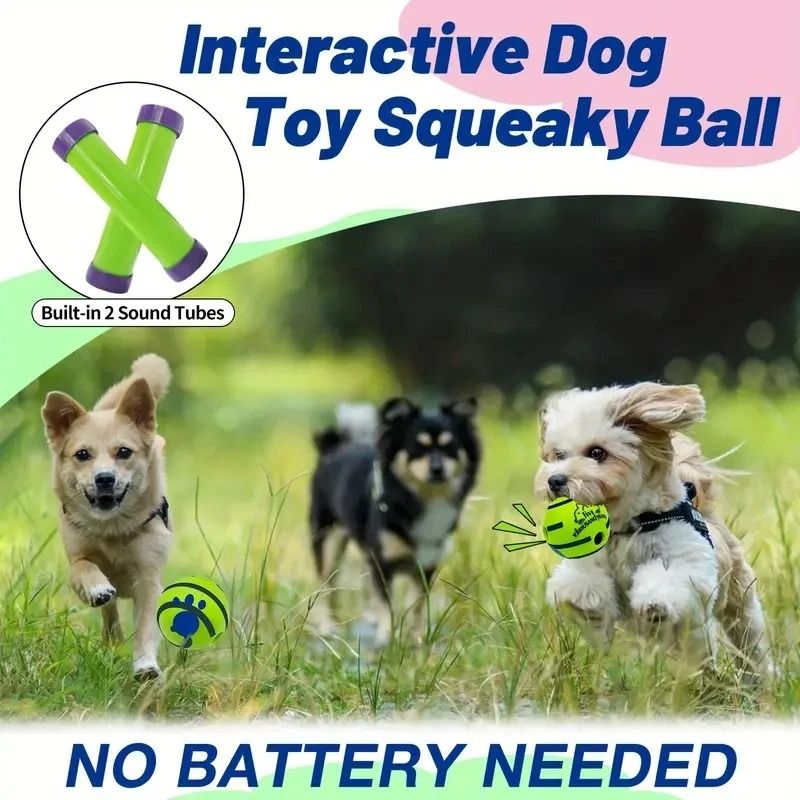 Funny Interactive Giggle Ball Dog Toy for Mental Stimulation and Play