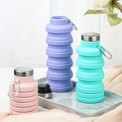 UltraFlex Collapsible Silicone Water Bottle – Lightweight, BPA-Free, Travel-Ready Hydration Companion