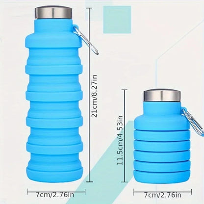 UltraFlex Collapsible Silicone Water Bottle – Lightweight, BPA-Free, Travel-Ready Hydration Companion