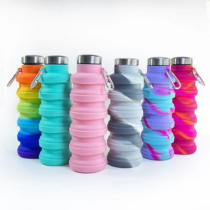 UltraFlex Collapsible Silicone Water Bottle – Lightweight, BPA-Free, Travel-Ready Hydration Companion