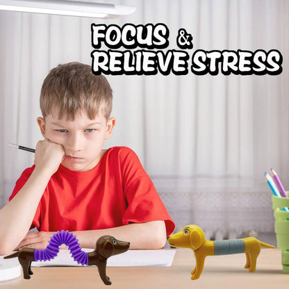 Bendy Buddies 4-Pack Sensory Pop Tubes