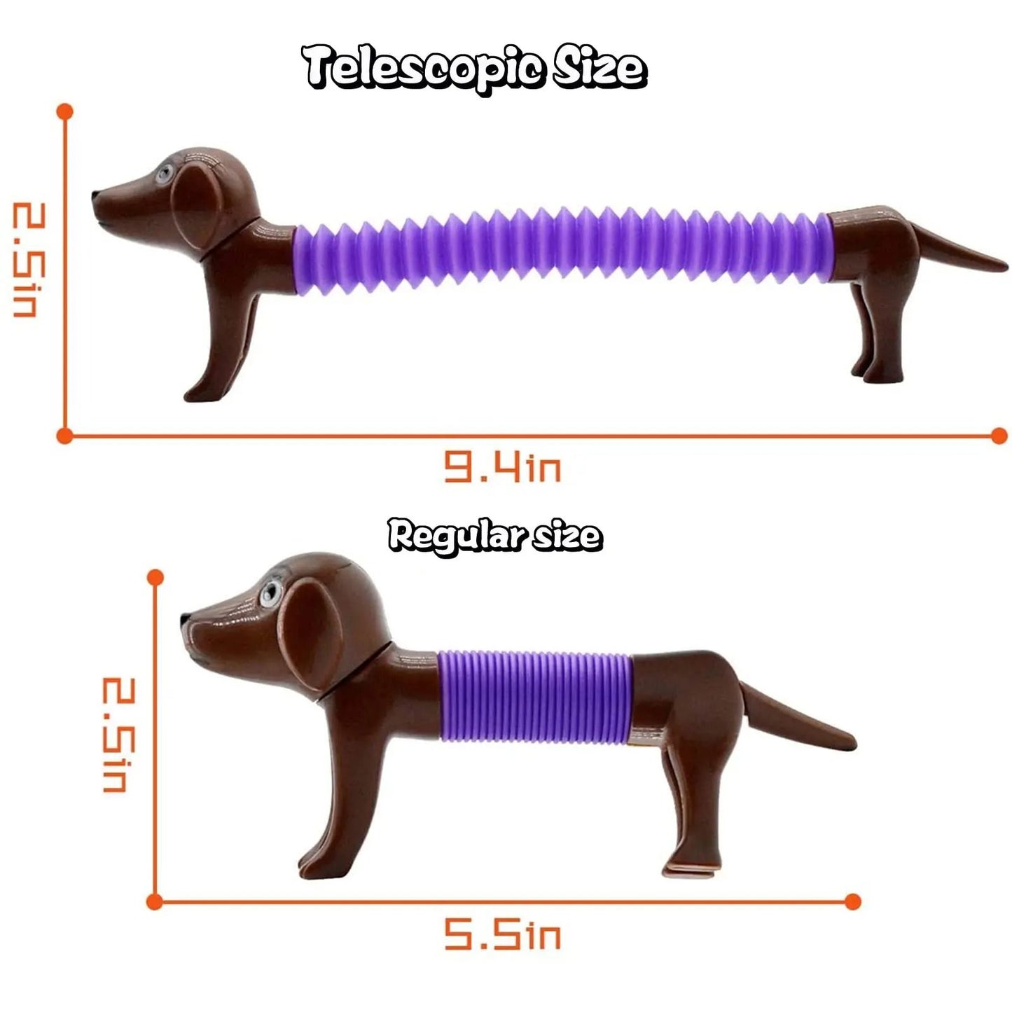 Bendy Buddies 4-Pack Sensory Pop Tubes
