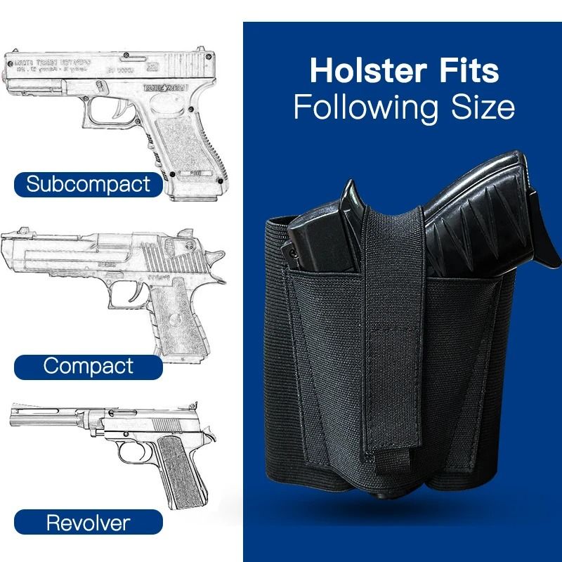 Ankle Holster for Concealed Carry Pistol Universal Leg Carry Gun Holster