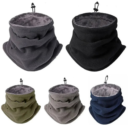 Windproof Winter Face Mask, Fleece Neck Scarf for Hiking, Camping, and Cycling